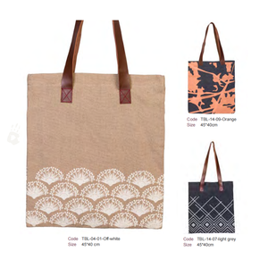 Sac fourre-tout classique pour femmes, 100% coton égyptien, léger, spacieux, avec longues poignées et doublure en toile - Product Image 6