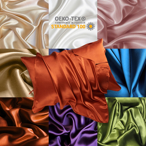 China 16mm <strong>Wholesale</strong> Material 100% Pure Natural Mulberry <strong>Silk</strong> Satin <strong>Charmeuse</strong> <strong>Fabric</strong> for Woman Dresses - Product Image 1