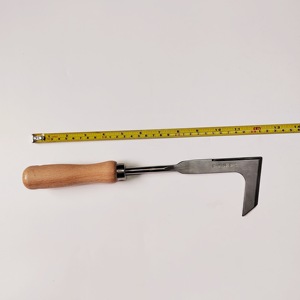 Couteau à sarcler à une main en acier inoxydable robuste personnalisé avec manche en bois - Product Image 5