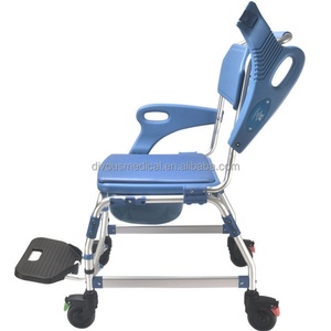 Portable Medical Wheelchair Elderly Patient Toilet <b>Chair</b> <b>Commode</b> <b>Chair</b> for Disabled People - Product Image 3