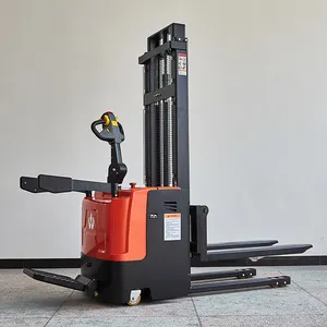 Diding Brand Easy Operation Pallet Stacker With Pedal Self-propelled Forklift Stacker 1.5 Ton 4 Meter