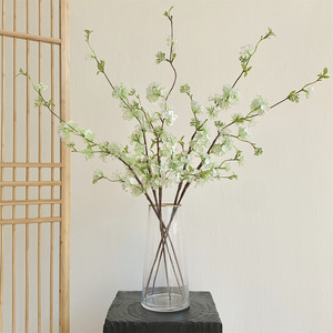 Bouquet de fleurs artificielles Qingyu Chronicle en saule blanc, fleurs en soie pour la décoration de la maison et des hôtels, 60 cm - Product Image 2