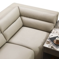 Meubles Foshan canapé sectionnel en cuir inclinable canapé de salon inclinable en L forme moderne luxe canapé inclinable électrique ensemble