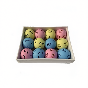 Dog Toy Flashing Ball 12Pcs Colorful Pet Play For Dogs - Product Image 1