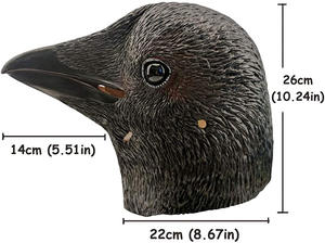 หน้ากากนกอินทรีสำหรับงานปาร์ตี้ฮาโลวีนหมวกแบบเต็มหน้า - Product Image 6