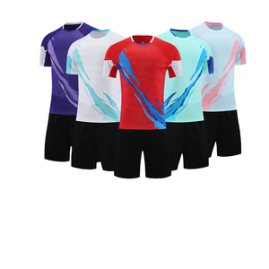 Jersey sepak bola anak kustom desain butik, Jersey sepak bola modis dengan cetakan nama setelan musim dingin untuk anak muda - Product Image 2