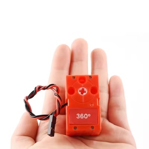 Compatibile con <span class=keywords><strong>LEGO</strong></span>, 360 °   Servomotore a Doppio Albero di Uscita Programmabile per Costruzioni Modulari, Programmazione Grafica Makecode - Product Image 3
