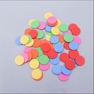 Jetons en plastique personnalisés de 38 mm avec logo imprimé, jetons de poker colorés pour jeux de société et récompenses éducatives - Product Image 3