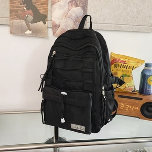 Mtkv Student Backpack 15 Inches Unisex Solid Color School Education Backpack For College High Middle Elementary Students - Product Image 3