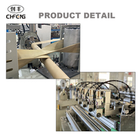 Numériques Haute Vitesse Multi Cutters Couteaux Spirale Carton 10 Couche Cylindre Kraft Papier Tube Noyau Enroulement Faisant La Machine