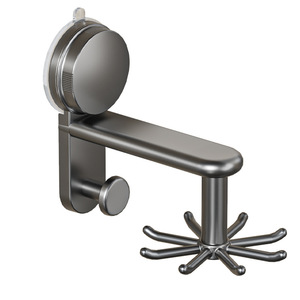 Suction Cup Kitchen Rotating <b>Hook</b> <b>Wall</b> Mounted Storage Rack Stainless Steel Multifunctional <b>For</b> Utensils Spatulas Spoons Shovels - Product Image 2