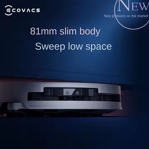 โรงงานขายส่ง Ecovacs DEEBOT T50 Pro เครื่องดูดฝุ่นหุ่นยนต์แบบเปียกและแห้ง พร้อมแปรงถูพื้นแบบขยายได้ หุ่นยนต์ดูดฝุ่นที่ดีที่สุด - Product Image 5
