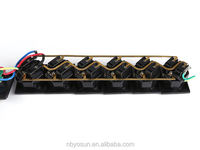 PDU 19 pouces pour montage en rack, unité de distribution d'alimentation 9 voies Schuko avec interrupteur, multiprise 1U pour centre de données et salle de serveurs