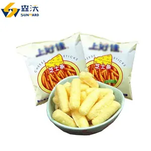 Automatic Cereal Puffing Machine Puffed Rice Snacks Cake Production Line