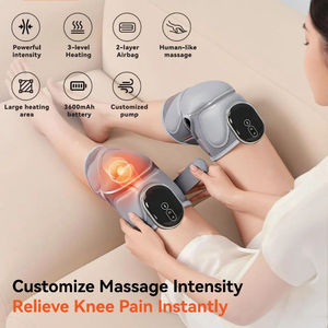 Alat pemijat lutut terapi pemulihan olahraga profesional, pemijat lutut penghilang nyeri lutut - Product Image 4
