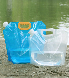 Sacche Pieghevoli per Stoccaggio Acqua / Contenitore d'Emergenza Congelabile per Acqua, Borsa Termica per Esterni - Product Image 1