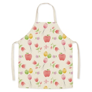 Delantal de Vendedor para Mercado de Agricultores, Estampado de Piña, Algodón/Poliéster, Reutilizable, Sin Mangas, Duradero y Elegante para Vender y Servir en la Cocina - Product Image 3