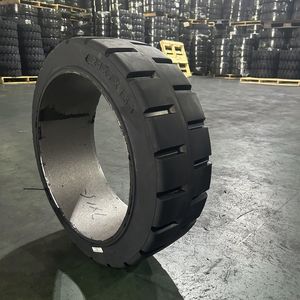 Precio de <span class=keywords><strong>descuento</strong></span> neumático de cojín sólido Prensa en neumático sólido 21x7x15 neumático solideal para carretilla elevadora de China - Product Image 2