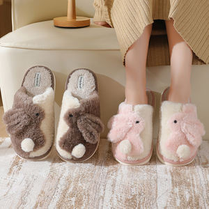 Pantuflas Ligeras para el Hogar al por Mayor, Novedad de Invierno, con Lazo de Encaje y Logotipo Bordado, Materiales Suaves, Precio Popular para Primavera - Product Image 4