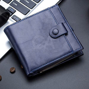 Cartera de cuero hecha a mano completamente personalizada Suministro directo de fábrica Venta caliente Carteras de cuero para hombres - Product Image 2