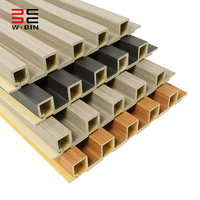 Nouvelles couleurs Wangbin WPC 2025, persiennes en charbon de bois, décoration intérieure, PS WPC 3D, autres papiers peints/panneaux muraux