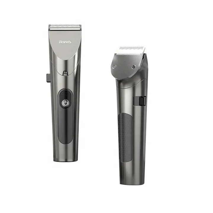 Оптовая продажа, профессиональный беспроводной электрический триммер для волос RIWA, перезаряжаемая машинка для стрижки волос