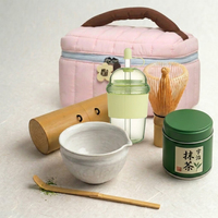 Kit de Voyage Portable Personnalisé pour Thé Matcha avec Logo, Fouet en Bambou (Chasen) et Cuillère Pliable (Chashaku) – Vente en Gros