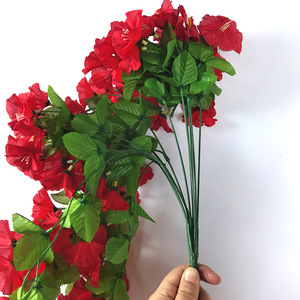 Fleur artificielle murale en soie, haute simulation, pour décoration de mariage et de maison - Product Image 2