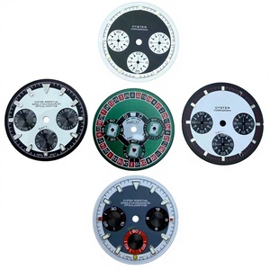 Quadrante in Acciaio Inossidabile Multifunzione Impermeabile da 29,5mm con Lume Verde per Modifica Orologio VK63 - Product Image 1