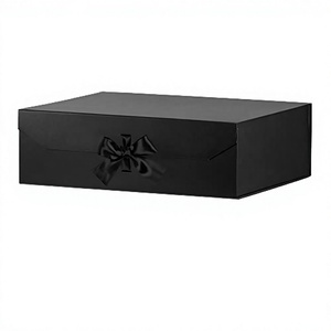 GoooodGift Extra <b>Large</b> Wedding <b>Gift</b> <b>Box</b> Black Ribbon Magnetic Closure Biodegradable Corrugated Board 19x16x6 Inches Rectangle - Product Image 4