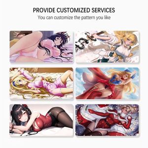 FX Custom <b>Anime</b> Girl Gaming <b>Mouse</b> <b>Pad</b> Bulk Logo Printing Non-Slip Rubber Base Large Desk Mat with Stitched Edges Cloth Surface - Product Image 2