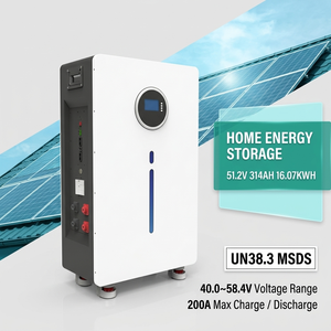 แบตเตอรี่ลิเธียมไอออน LiFePO4 51.2V 300Ah สำหรับใช้ในบ้าน ระบบ ESS 15kWh พร้อมระบบ Smart EMS รองรับการใช้งานแบบ Off-Grid ได้ ได้รับมาตรฐาน CE และ RoHS แบบตั้งพื้น มีล้อ รองรับ CAN และ RS485 รับประกัน 10 ปี - Product Image 2