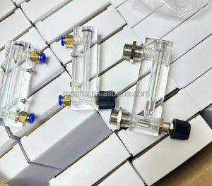 ベストサプライヤー LZM-4T LZM-6T 1-10L/min エアロータフローメーター（調整可能バルブ付き/無し）ロータメーター 1/2インチ - Product Image 1