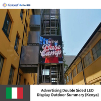 Écran LED publicitaire couleur plein format P5 P6 P8 P10 pour l'extérieur, affichage LED pour la route, super lumineux, grand mur LED, panneau d'affichage électronique LED