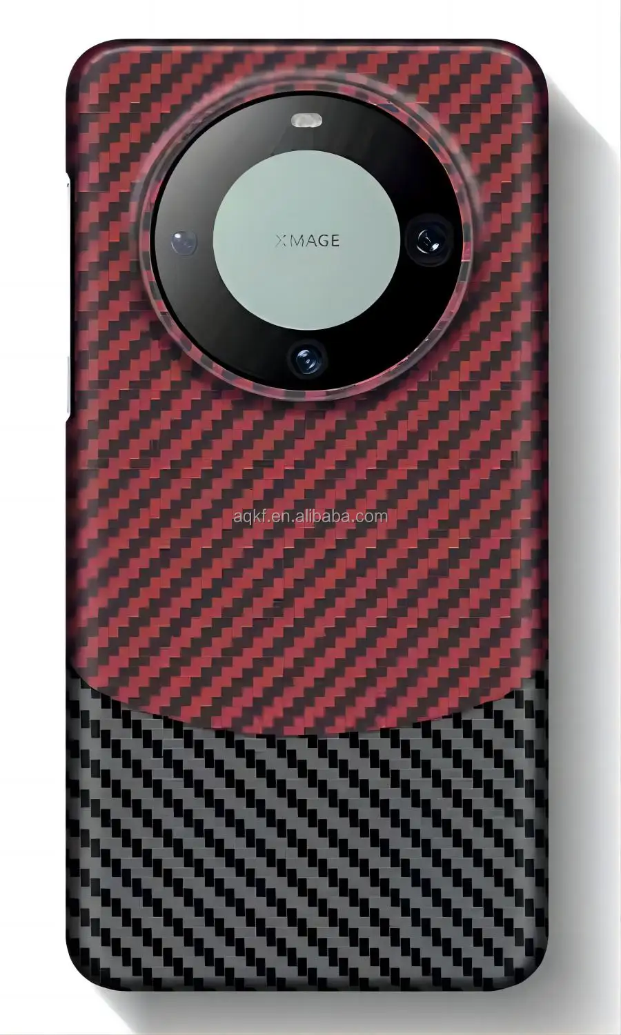 1500D230G red and black twill aramid phone case