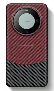 1500D230G Red And Black Twill Aramid Phone Case