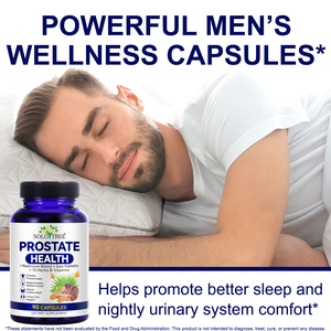 SOLOTREE Offre Spéciale Vegan Vessie Soutien Capsules De La <span class=keywords><strong>Prostate</strong></span> Pour Hommes Supplément De Santé De La <span class=keywords><strong>Prostate</strong></span> Masculine avec Saw Palmetto - Product Image 4