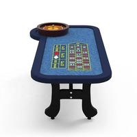 Luckyh-Roulette Roulette de café pliable, jambes en H, 275cm, prix d'usine, Table avec Roulette de 22 pouces