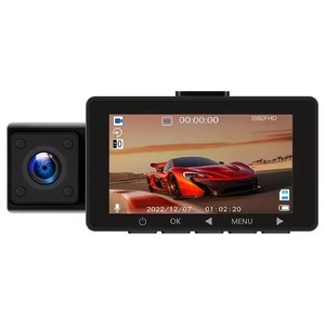 Relee Upgrade 3 Kanallı 4K+1080P+1080P 3 İnç IPS Ekran Süper Gece Görüşlü Araç Kamerası Kaydedici 2160P UHD WIFI GPS Video Dash Kamera - Product Image 5