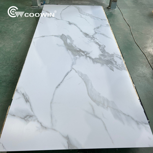 UV-Marmorplatte Hochwertige PVC-Marmorplatte für Innenwanddekoration 1220*2440*2,8mm UV-beschichtete PVC-Marmorplatte - Product Image 2