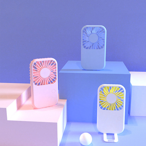 Mini Handheld Fan with Phone Stand USB Rechargeable Pocket Fan Portable Desk Fan Personal Cooling Fan for Dorm Office Travel - Product Image 1