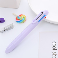 Stylo à bille créatif Macaron 6 couleurs avec logo personnalisé - Stylo promotionnel en plastique original pour usage professionnel