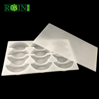 Paquet de 12 blister jetables personnalisés en plastique pp emballage de plateau congelé pour boulette récipient alimentaire avec récipient à sauce