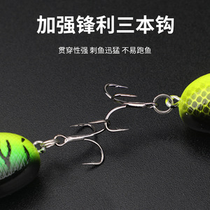 Señuelo crankbait minnow de 60 mm, verde con rayas negras, de hundimiento lento, para pesca de peces de agua salada. - Product Image 4