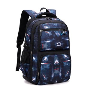 Mochila Escolar Impermeable de Gran Capacidad para Estudiantes, Mochila de Moda con Diseño de Cielo Estrellado para Niños y Niñas, Mochila de Ocio - Product Image 4