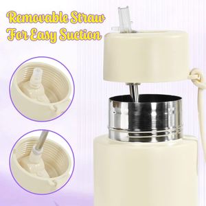 Custom Logo 34oz 304 Stainless Steel Insulated Vacuum Flask Leakproof <b>Lid</b> 12-24hr Thermal Insulation <b>Reusable</b> for Camping - Product Image 4