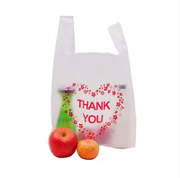 Sac en plastique PE de qualité alimentaire pour le stockage en supermarché, personnalisable, vente chaude