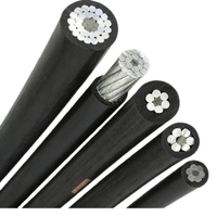 JKLYJ JKLGYJ 1x25mm² 50mm² 70mm² Isoliertes ABC-Kabel mit Aluminiumleiter und Stahlverstärkung (ACSR) für Freileitstromleitungen