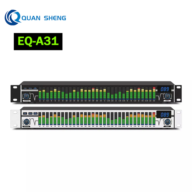 EQ-A31 Dual Channel Graphic Equalizer Led Digital Audio Sound Processor Sound System Dj Equipment Audio Equalizer