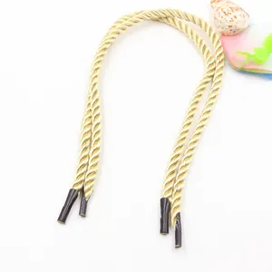 Paper bag rope handle 3 strands white marine rope polypropylene rope